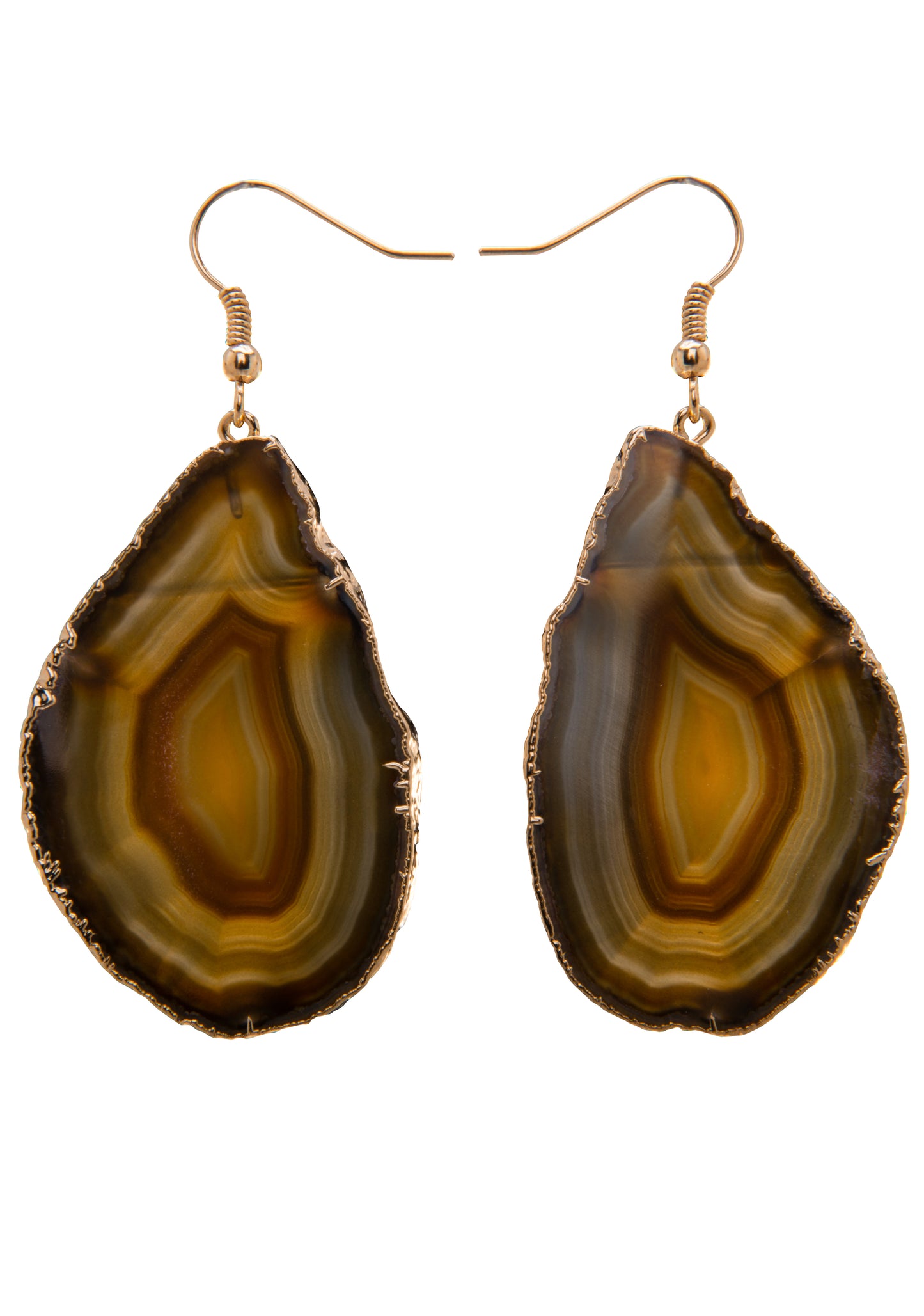 Chapa de Ágata com Electroplate