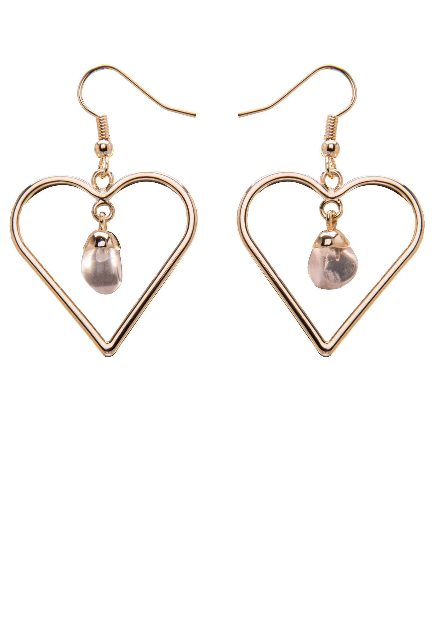 Coração com Pedras Roladas ou Pontas Diversas