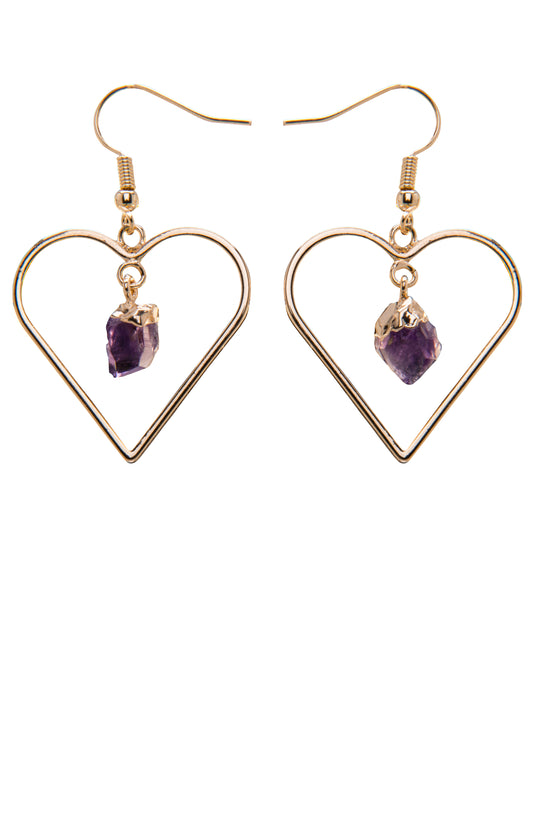 Coração com Pedras Roladas ou Pontas Diversas