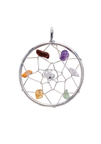 Dream Catcher com 7 Pedras Chacra