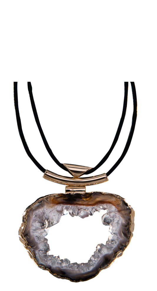 Chapa de Geodo com Electroplate